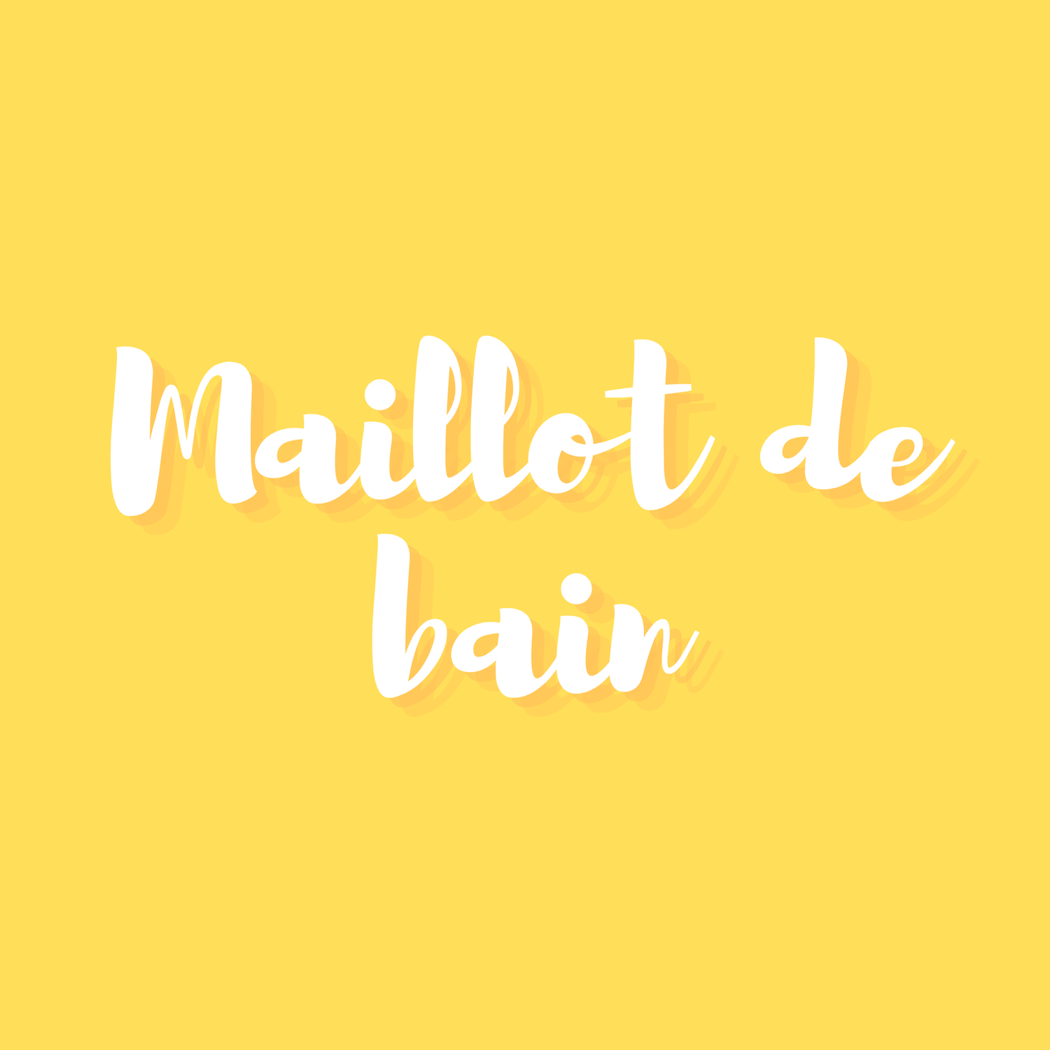 Maillot de bain
